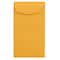 JAM Paper 3.375" x 6" Brown Kraft Recycled Coin Business Envelopes, 100ct.